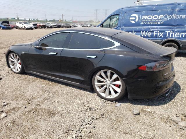 5YJSA1H23EFP62720 - 2014 TESLA MODEL S Սև լուսանկար 2