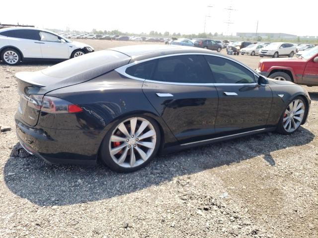 5YJSA1H23EFP62720 - 2014 TESLA MODEL S Սև լուսանկար 3