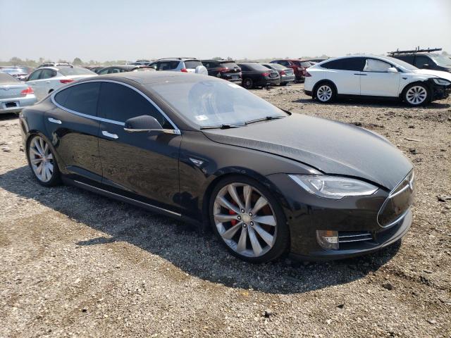5YJSA1H23EFP62720 - 2014 TESLA MODEL S Սև լուսանկար 4