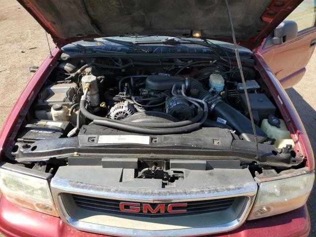 1GTDT13W72K198548 - 2002 GMC SONOMA MAROON photo 11