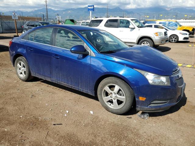 1G1PF5SCXC7348281 - 2012 CHEVROLET CRUZE LT BLUE photo 4