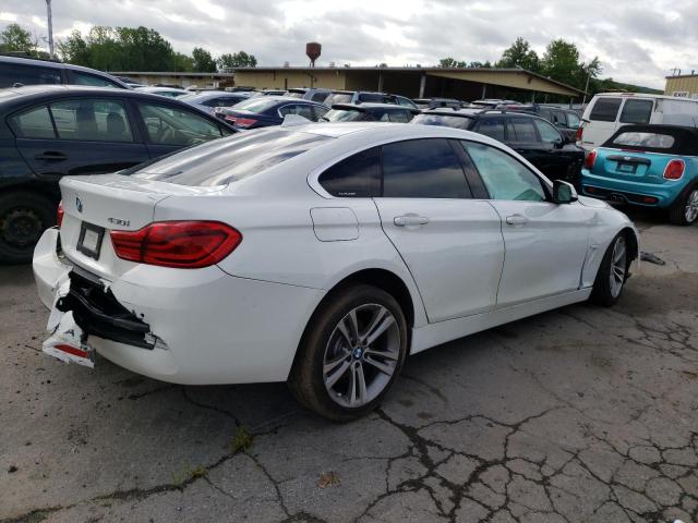 WBA4J1C59KBM15687 - 2019 BMW 430I GRAN COUPE WHITE photo 3