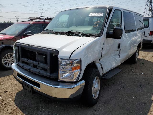 1FBNE3BL9CDA07904 - 2012 FORD ECONOLINE E350 SUPER DUTY WAGON WHITE photo 1