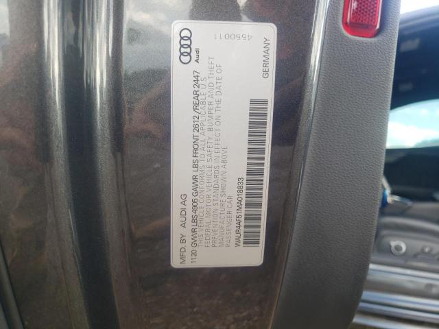 WAUR4AF51MA018833 - 2021 AUDI S5 PRESTIGE 灰色 照片 12