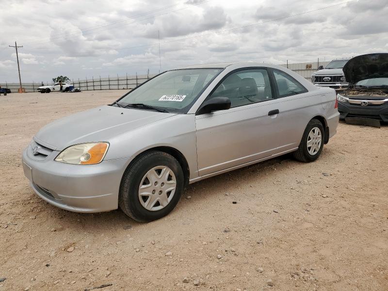 1HGEM22105L061593 - 2005 HONDA CIVIC DX VP Արծաթագույն լուսանկար 1