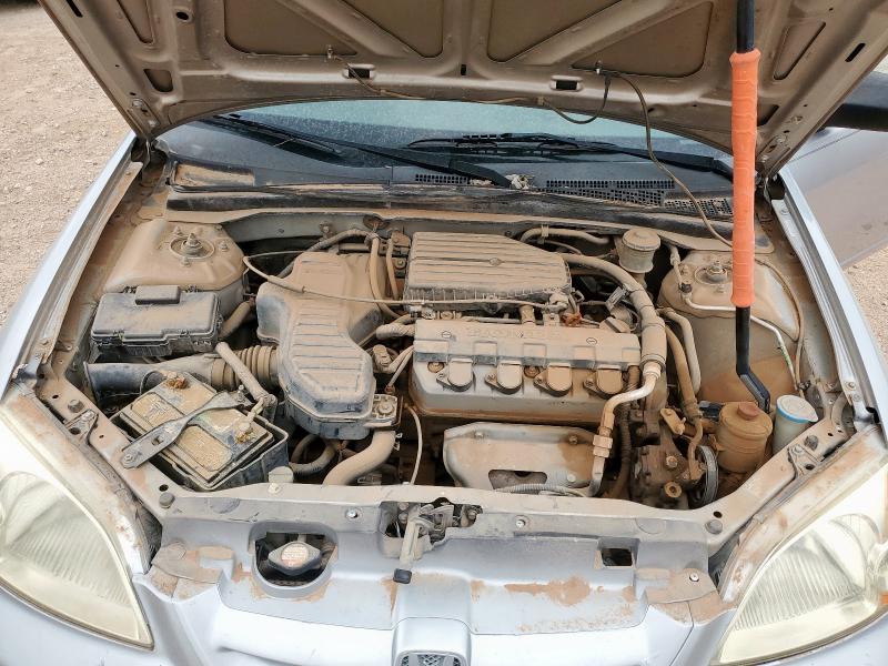 1HGEM22105L061593 - 2005 HONDA CIVIC DX VP Արծաթագույն լուսանկար 11