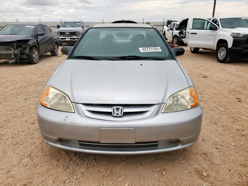 1HGEM22105L061593 - 2005 HONDA CIVIC DX VP Արծաթագույն լուսանկար 5