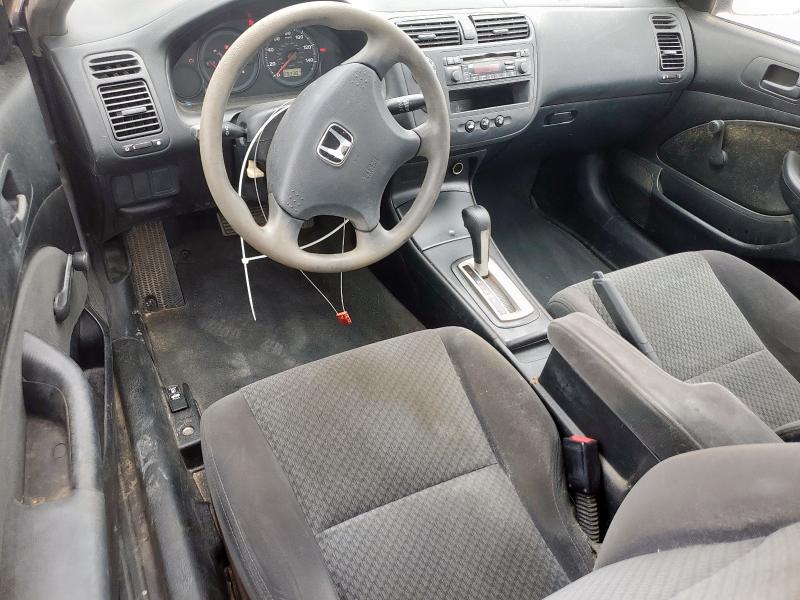 1HGEM22105L061593 - 2005 HONDA CIVIC DX VP Արծաթագույն լուսանկար 8