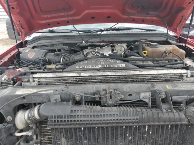 1FTSW21R08EA41808 - 2008 FORD F250 SUPER DUTY RED photo 11