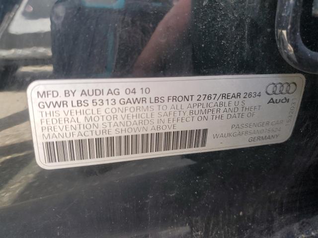 WAUKGAFB5AN075524 - 2010 AUDI A6 PRESTIGE Qara foto 12