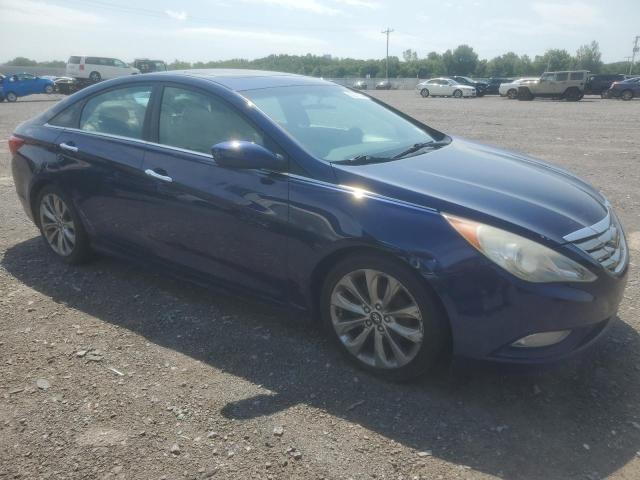 5NPEC4AC2BH062633 - 2011 HYUNDAI SONATA SE BLUE photo 4