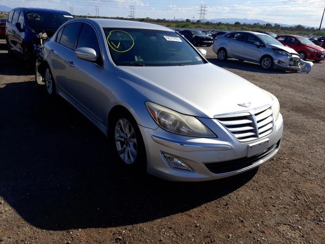 KMHGC4DD6DU245938 - 2013 HYUNDAI GENESIS 3.8L SILVER photo 4