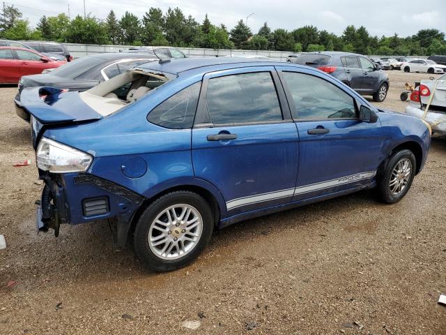 1FAHP35N79W113495 - 2009 FORD FOCUS SE BLUE photo 3