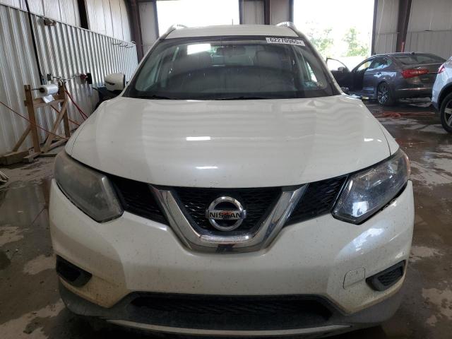 KNMAT2MV3GP643425 - 2016 NISSAN ROGUE S WHITE photo 5