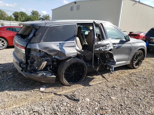 5LM5J7XC1NGL00326 - 2022 LINCOLN AVIATOR RESERVE GRAY photo 3