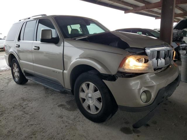 5LMEU68H25ZJ24726 - 2005 LINCOLN AVIATOR თაფლისფერი ფოტო 4