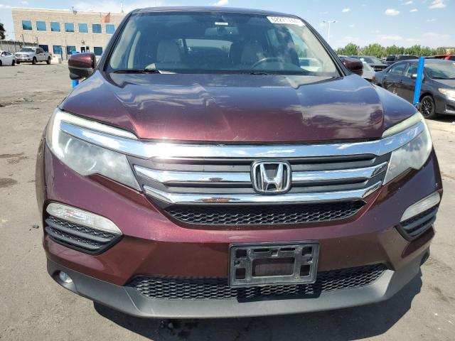 5FNYF6H58GB071222 - 2016 HONDA PILOT EXL MAROON photo 5