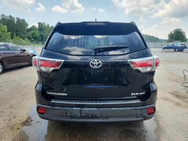 5TDJKRFH4GS274034 - 2016 TOYOTA HIGHLANDER XLE BLACK photo 6