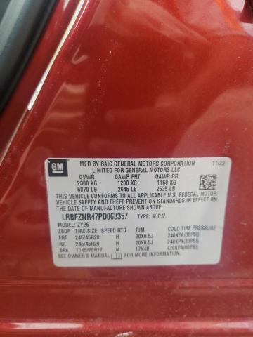 LRBFZNR47PD063357 - 2023 BUICK ENVISION ESSENCE RED photo 12