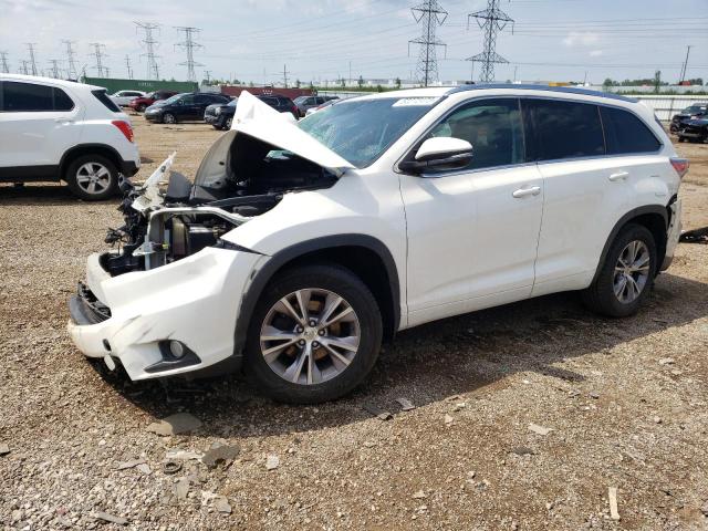 5TDJKRFH6FS082919 - 2015 TOYOTA HIGHLANDER XLE Սպիտակ լուսանկար 1