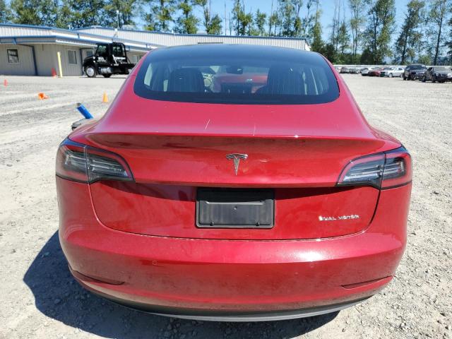 5YJ3E1EB1KF432907 - 2019 TESLA MODEL 3 RED photo 6