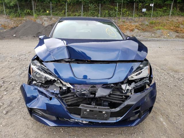 1N4AZ1CP0JC306601 - 2018 NISSAN LEAF S BLUE photo 5