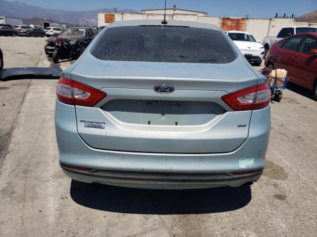 3FA6P0PU7ER270211 - 2014 FORD FUSION SE PHEV TURQUOISE photo 6