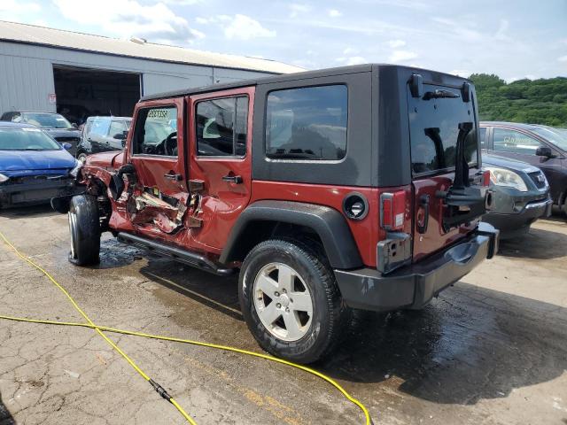 1J4GA59147L122884 - 2007 JEEP WRANGLER SAHARA BURGUNDY photo 2