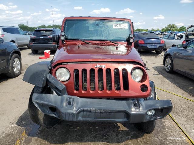 1J4GA59147L122884 - 2007 JEEP WRANGLER SAHARA BURGUNDY photo 5