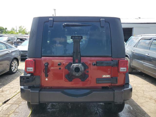 1J4GA59147L122884 - 2007 JEEP WRANGLER SAHARA BURGUNDY photo 6