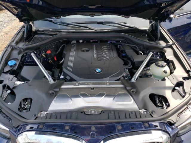 5UX83DP03R9V73988 - 2024 BMW X3 M40I BLUE photo 12