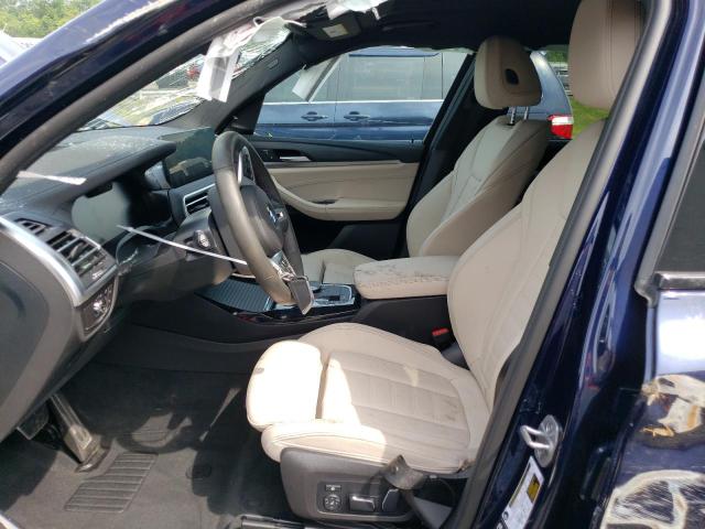 5UX83DP03R9V73988 - 2024 BMW X3 M40I BLUE photo 7