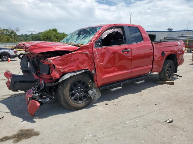 5TFUY5F17LX883405 - 2020 TOYOTA TUNDRA DOUBLE CAB SR/SR5 RED photo 1