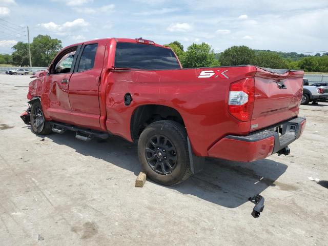 5TFUY5F17LX883405 - 2020 TOYOTA TUNDRA DOUBLE CAB SR/SR5 RED photo 2