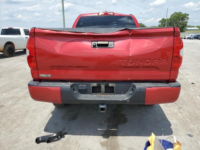 5TFUY5F17LX883405 - 2020 TOYOTA TUNDRA DOUBLE CAB SR/SR5 RED photo 6