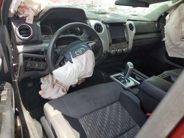 5TFUY5F17LX883405 - 2020 TOYOTA TUNDRA DOUBLE CAB SR/SR5 RED photo 8