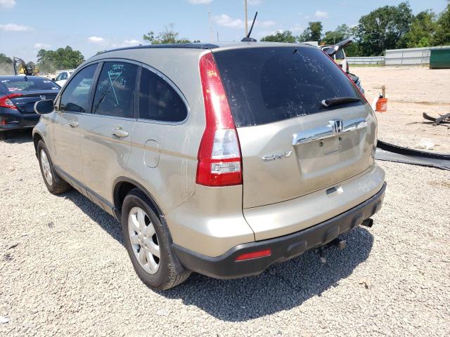 JHLRE38787C078405 - 2007 HONDA CR-V EXL BEIGE photo 2