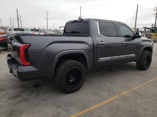 5TFMA5DB2NX015699 - 2022 TOYOTA TUNDRA CREWMAX PLATINUM ნაცრისფერი ფოტო 3