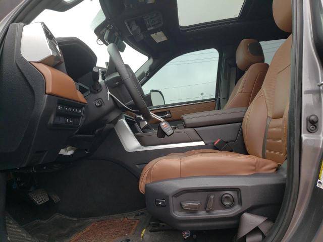 5TFMA5DB2NX015699 - 2022 TOYOTA TUNDRA CREWMAX PLATINUM ნაცრისფერი ფოტო 7