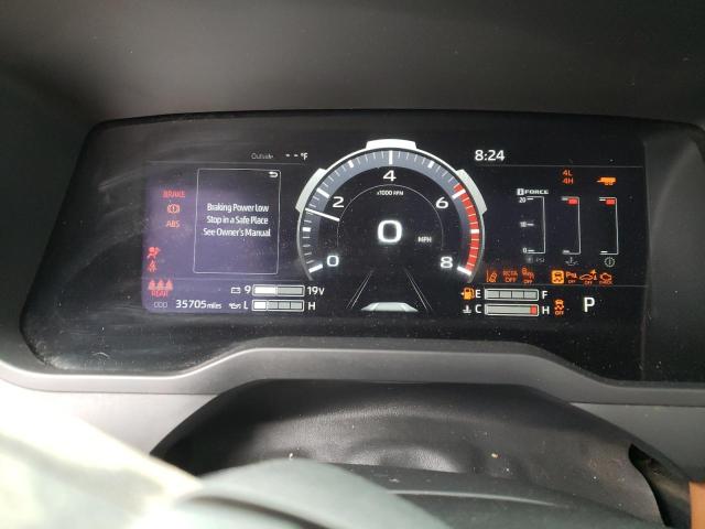 5TFMA5DB2NX015699 - 2022 TOYOTA TUNDRA CREWMAX PLATINUM ნაცრისფერი ფოტო 9