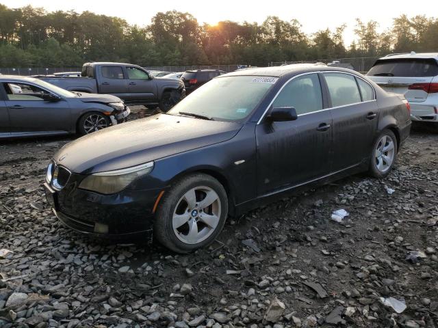 WBANU53578CT14301 - 2008 BMW 5 SERIES I ლურჯი ფოტო 1