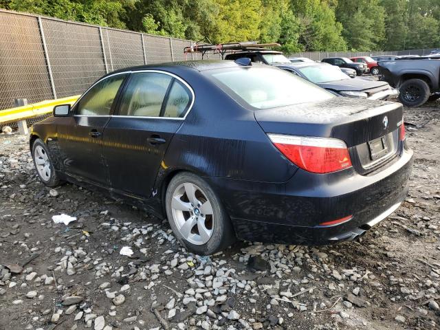 WBANU53578CT14301 - 2008 BMW 5 SERIES I ლურჯი ფოტო 2