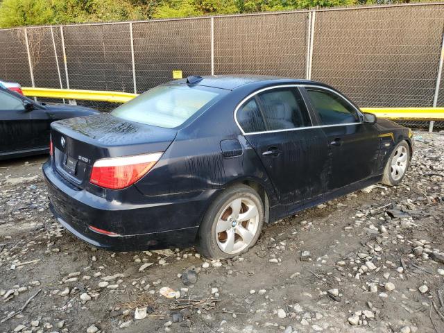 WBANU53578CT14301 - 2008 BMW 5 SERIES I ლურჯი ფოტო 3