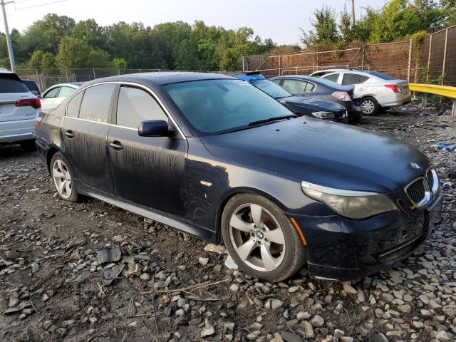 WBANU53578CT14301 - 2008 BMW 5 SERIES I BLUE photo 4