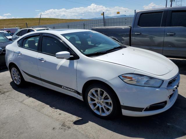 1C3CDFCHXDD309788 - 2013 DODGE DART LIMITED WHITE photo 4