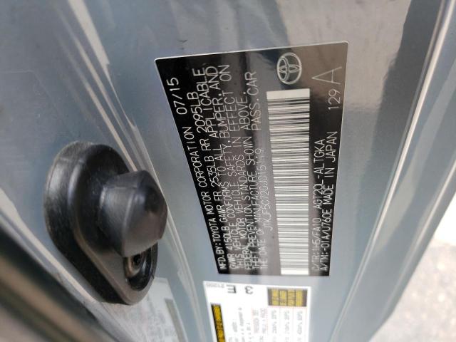 JTKJF5C72GJ015119 - 2016 TOYOTA SCION TC 灰色 照片 12