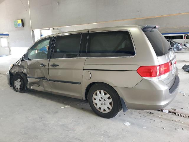 5FNRL38268B113437 - 2008 HONDA ODYSSEY LX BEIGE photo 2