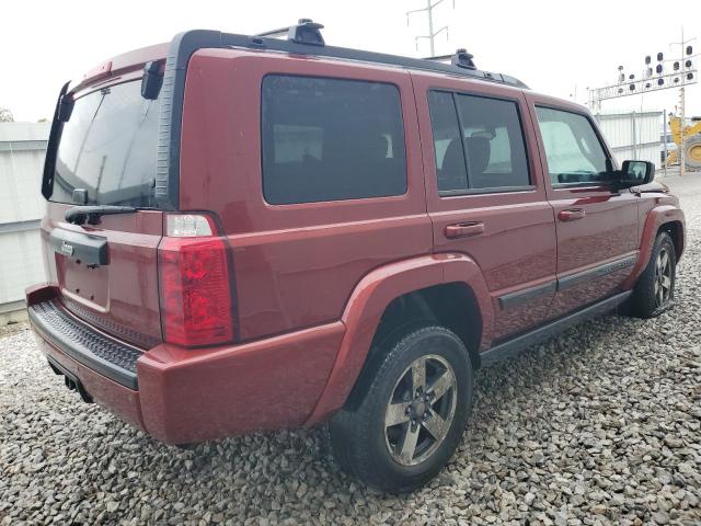 1J8HG48N38C184732 - 2008 JEEP COMMANDER SPORT მუქწითელი ფოტო 3