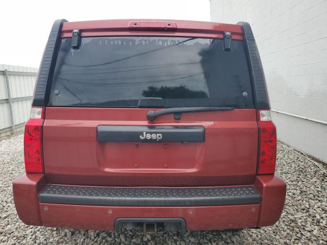 1J8HG48N38C184732 - 2008 JEEP COMMANDER SPORT მუქწითელი ფოტო 6