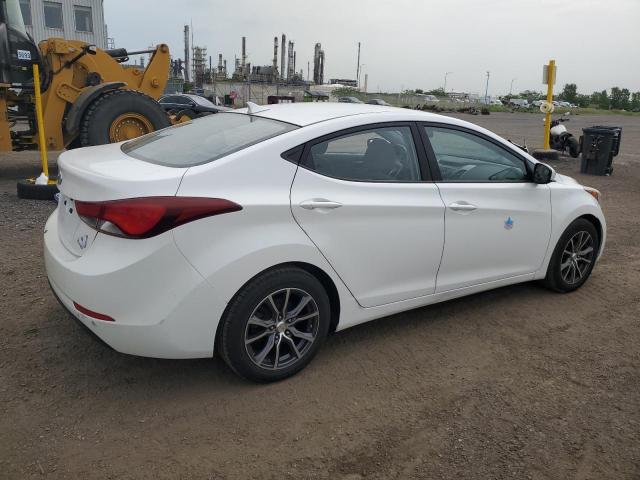 5NPDH4AE8EH484201 - 2014 HYUNDAI ELANTRA SE WHITE photo 3